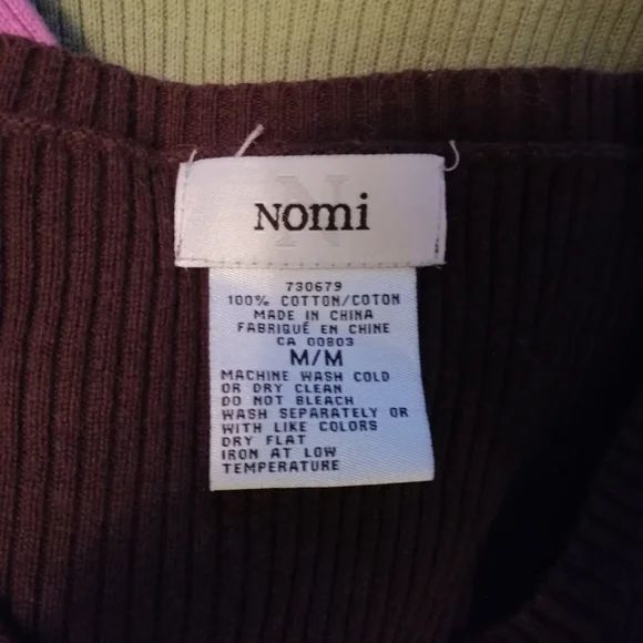 4 Ribbed V-Neck Sweaters - Picture 4 of 4